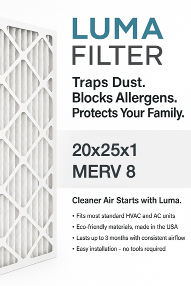 20x25x1 - MERV 8